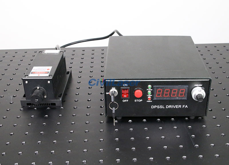 1177nm 100mw 赤外線 DPSS レーザー光源 電力供給